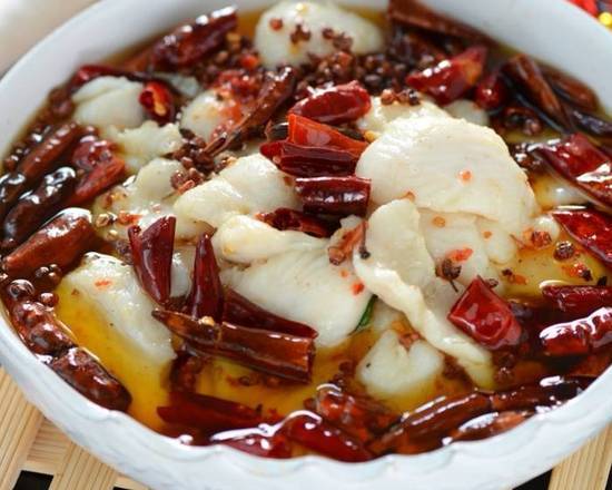 Boiled Fish With Bean Sprouts in Hot Chili Oil 沸腾鱼